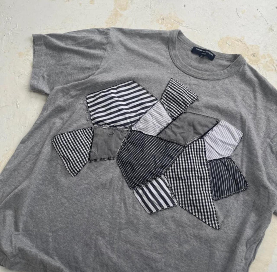 FW2015 CDG Homme Mainline Patchwork Panelled Tee