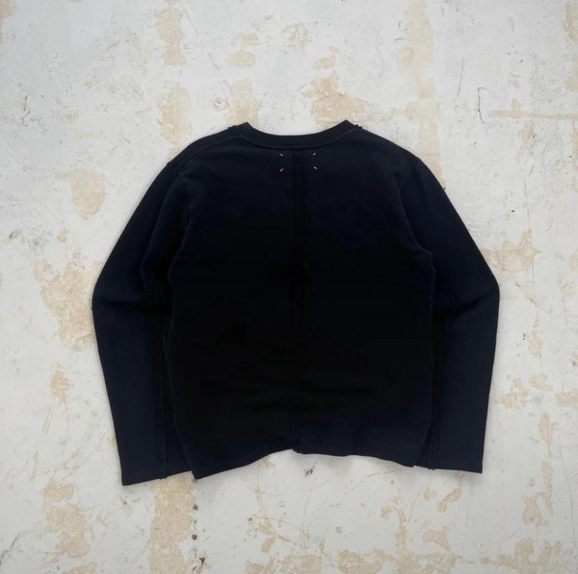 FW2014 Maison Margiela Mainline Reverse Seam Panelled Sweater