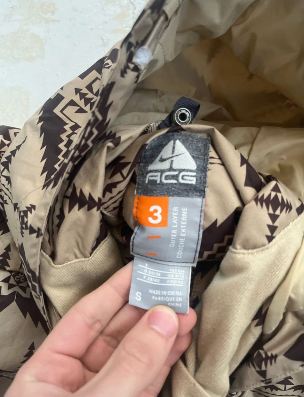 00s Nike ACG Aztec Technical Panelled Ski Jacket