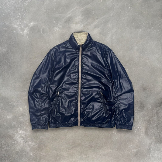 1990s Moncler Reversible Navy/Cream
Technical Insulated Jacket