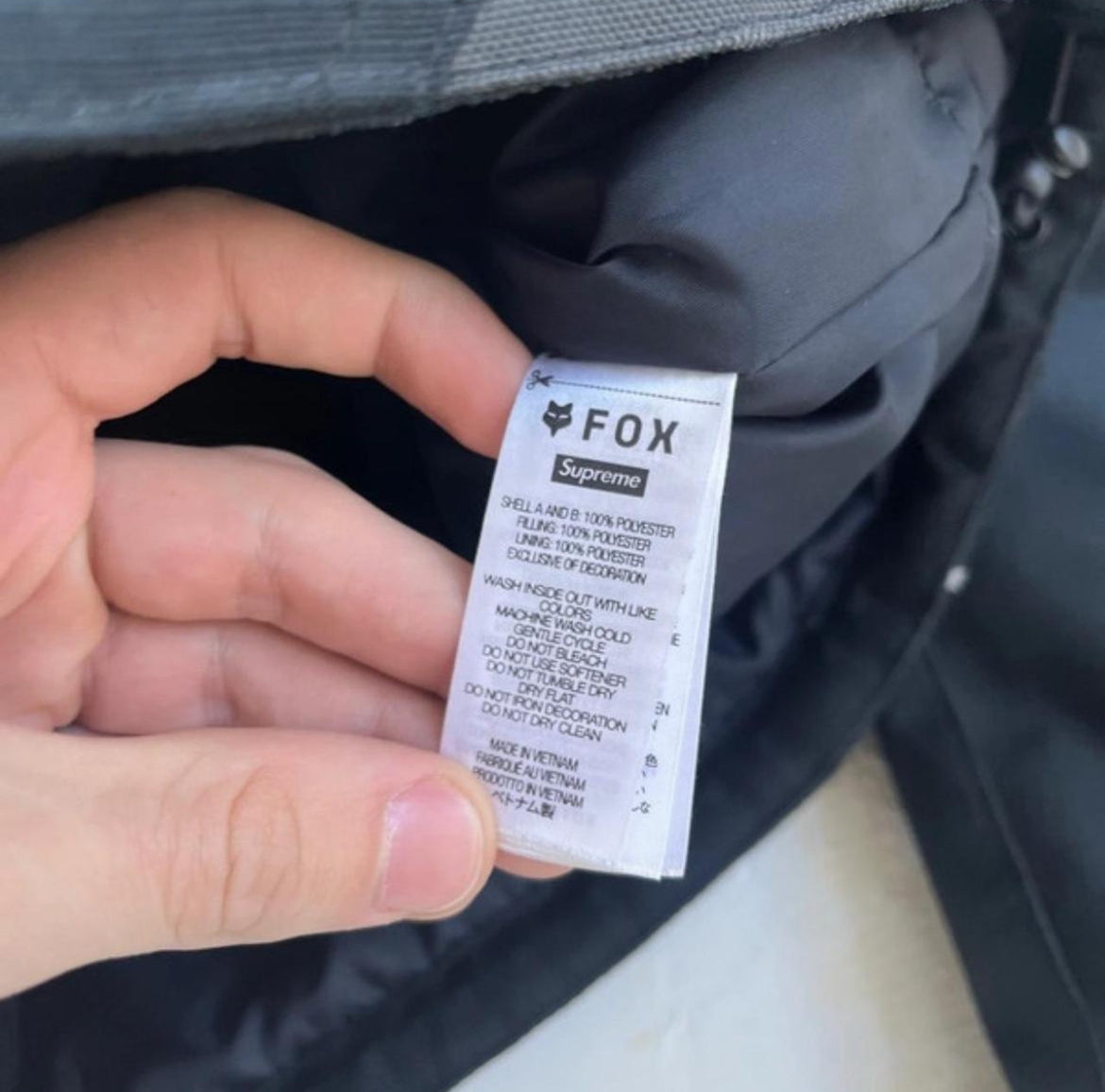 FW2023 Supreme x Fox Racing Motorsport Jacket