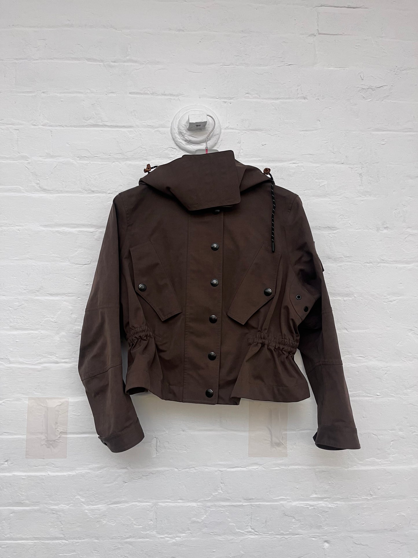 SS13 Showroom Sample Burberry Sport Nubuck Sniper Hood Jacket