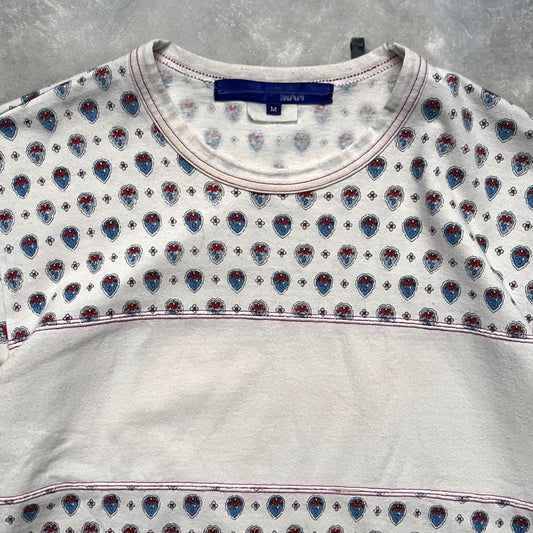 SS2007 Junya Watanabe Comme Des Garçons Panelled Allover Print Tee