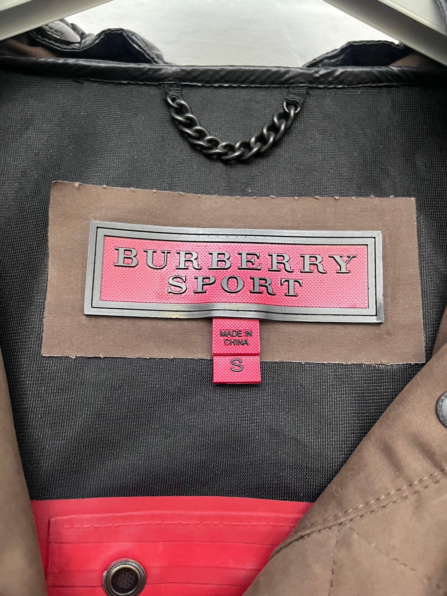 SS13 Showroom Sample Burberry Sport Nubuck Sniper Hood Jacket