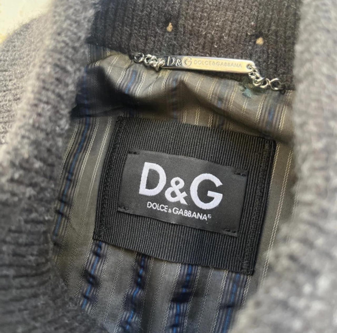 FW2006 D&G Patchwork Lambs-leather Panelled Jacket
