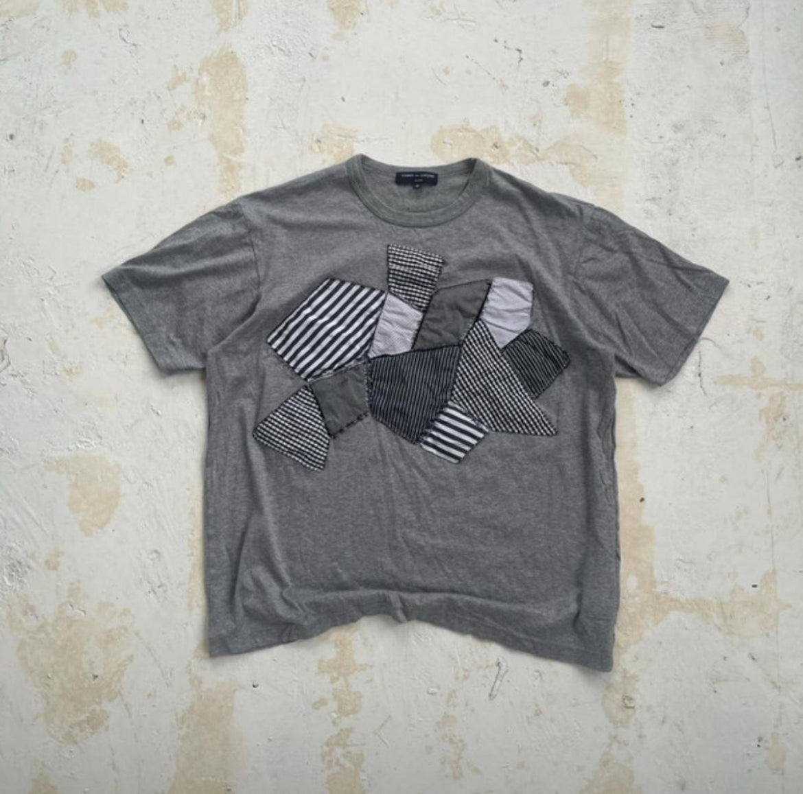FW2015 CDG Homme Mainline Patchwork Panelled Tee