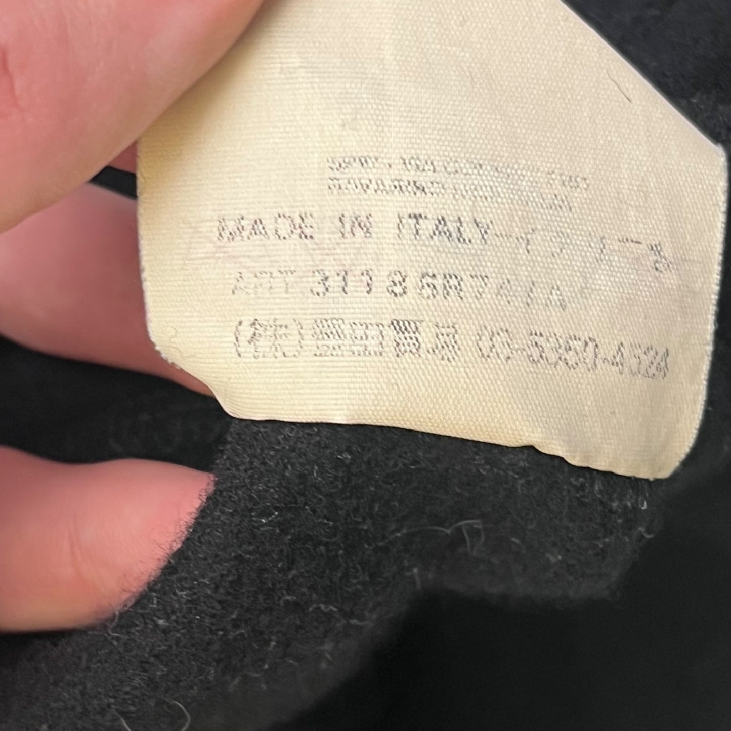 FW1999 CP Company Relax Wool Blend Zip Up Top