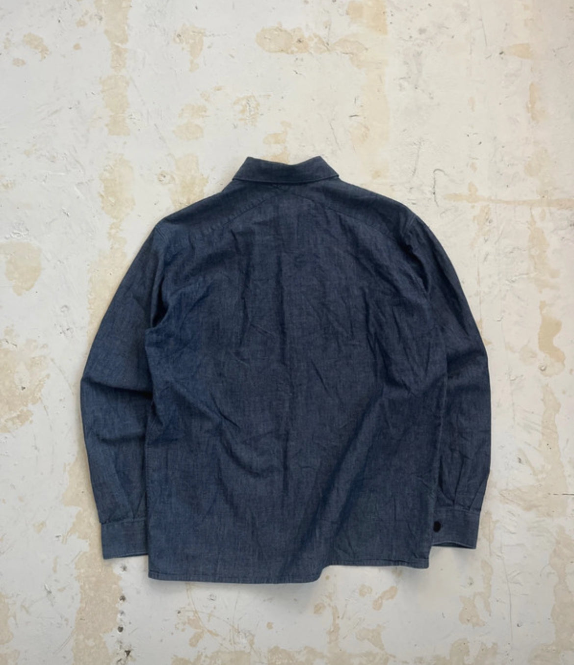 AW2002 Stone Island Denims Button Up Denim Panelled Shirt