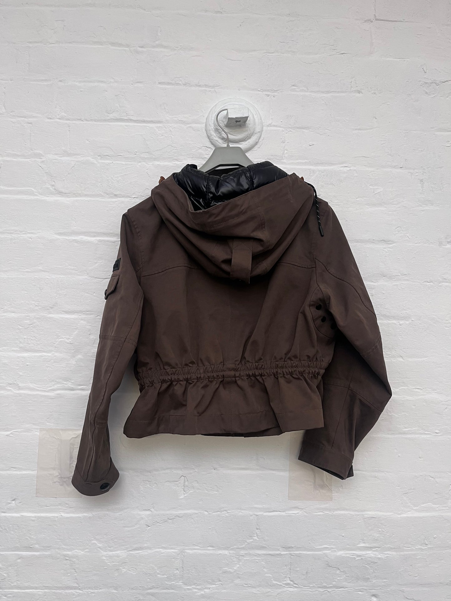 SS13 Showroom Sample Burberry Sport Nubuck Sniper Hood Jacket