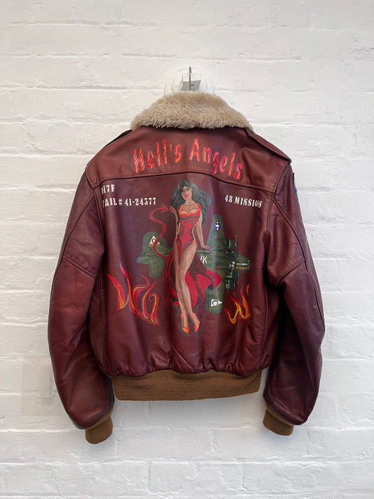 60s Schott “Hell’s Angels” Leather Flight Jacket