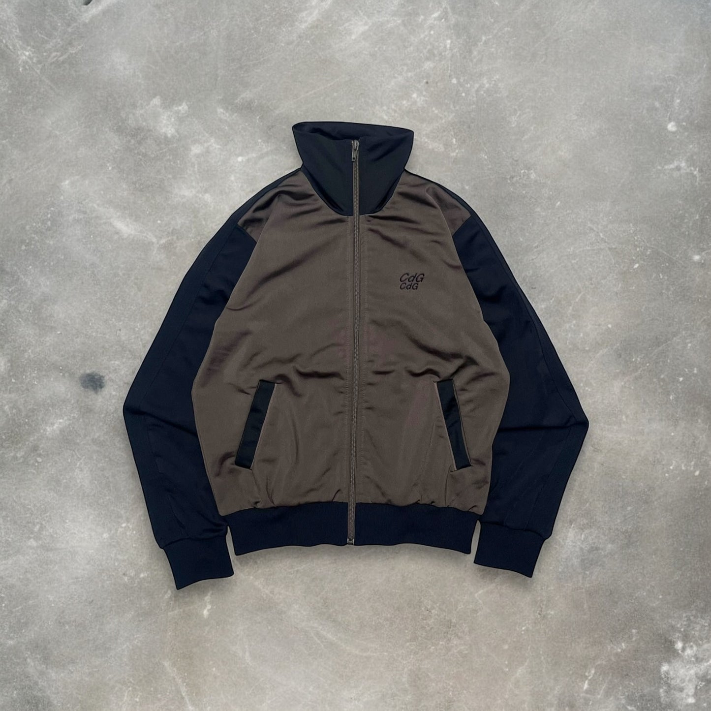 FW2005 Comme Des Garçons Green/Black Track Jacket