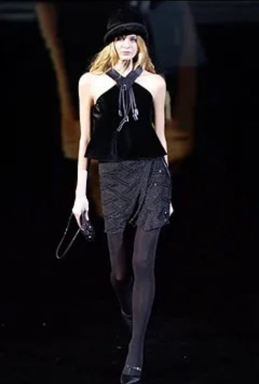 FW03 Runway Armani Halter-neck Top