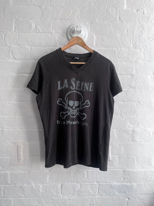 00s D&G “La Seine” Skull Tee