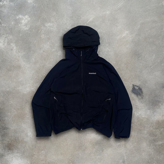 2000s Montbell Black Technical Hooded Jacket