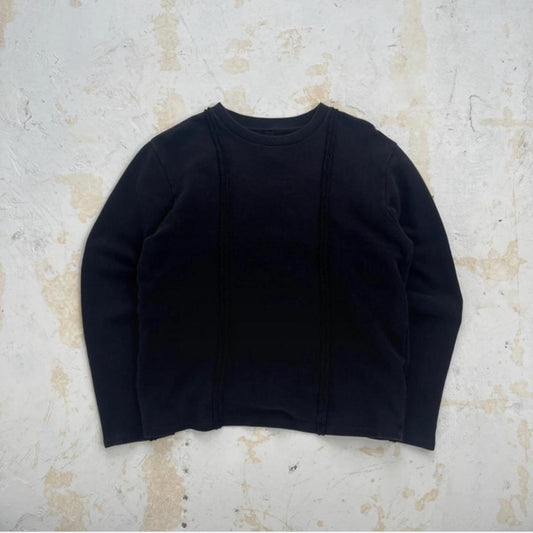 FW2014 Maison Margiela Mainline Reverse Seam Panelled Sweater