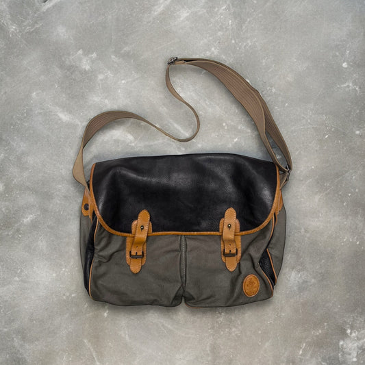 1980s CP Company By Massimo Osti Leather/Canvas Messenger Bag