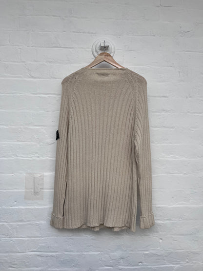 FW’97 Stone Island Green Edge Ribbed Knit
