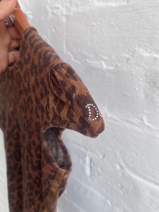00s D&G Junior Leopard Print Top