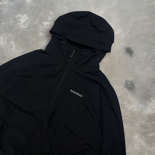 2000s Montbell Black Technical Hooded Jacket