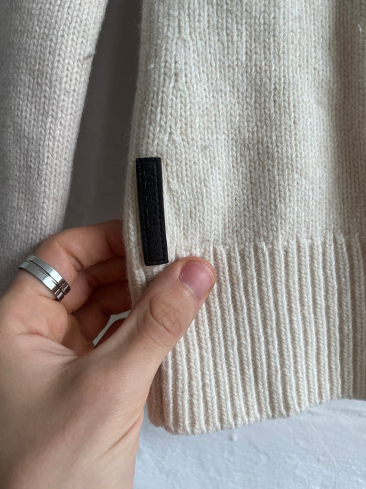 AW06 Prada Cream Wool Knit