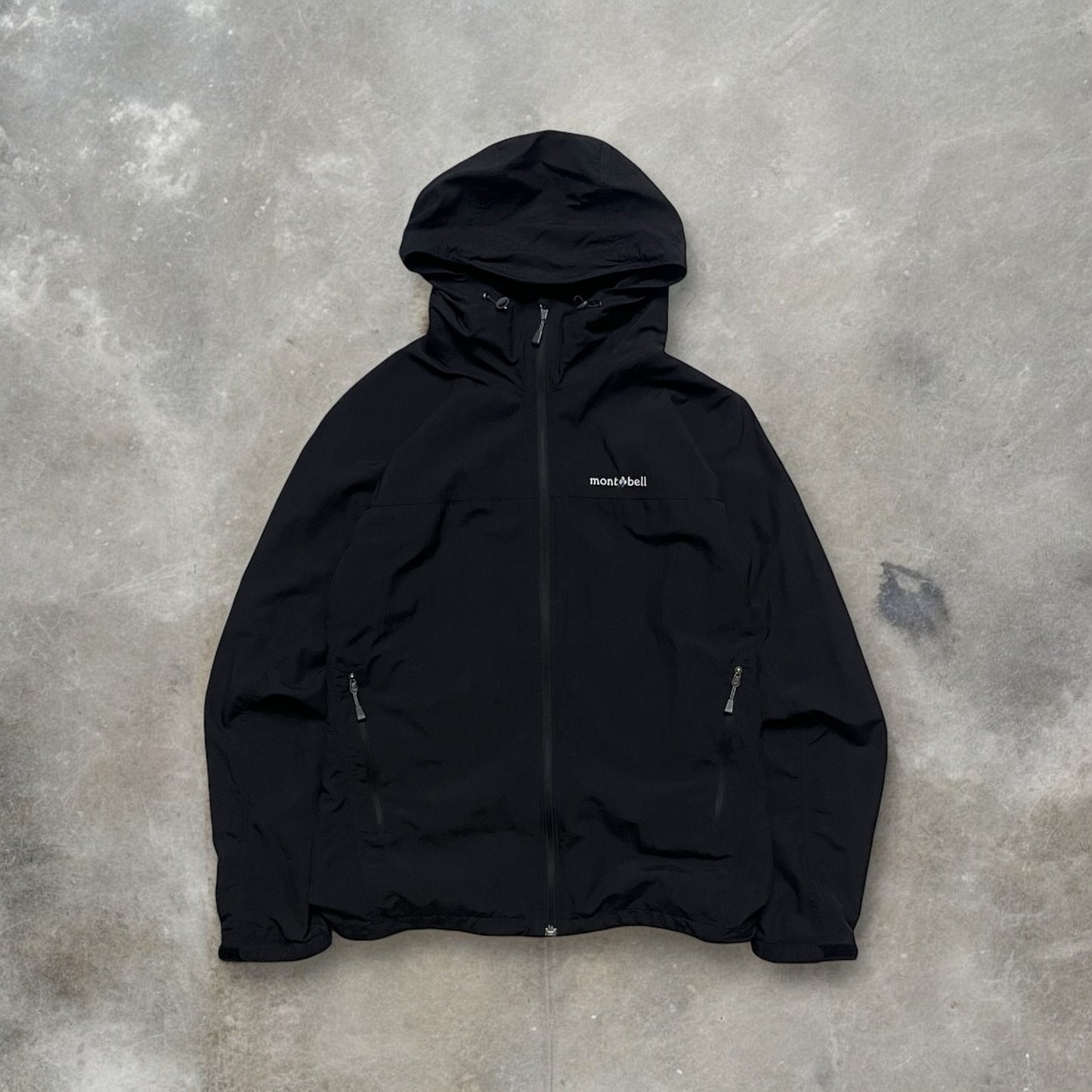 2000s Montbell Black Technical Windproof Jacket