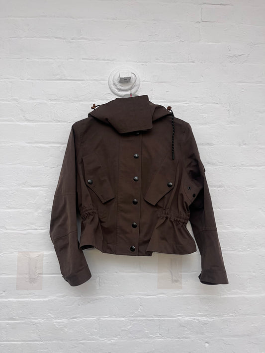 SS13 Showroom Sample Burberry Sport Nubuck Sniper Hood Jacket