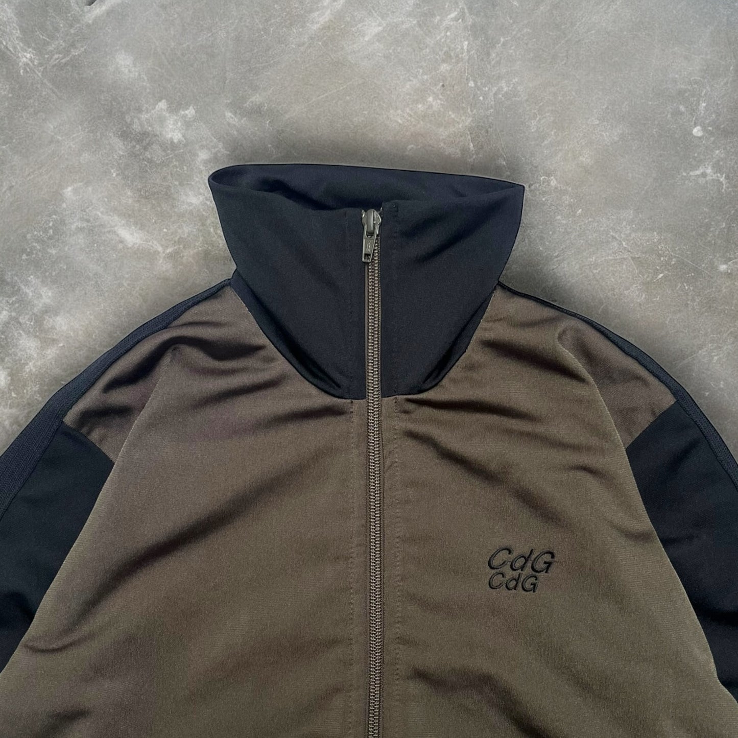 FW2005 Comme Des Garçons Green/Black Track Jacket