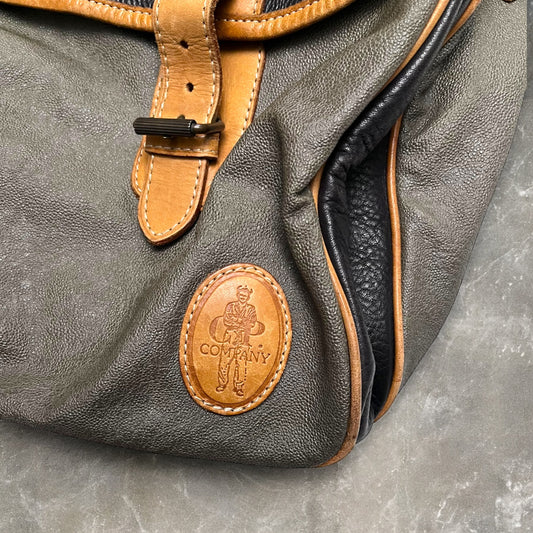 1980s CP Company By Massimo Osti Leather/Canvas Messenger Bag