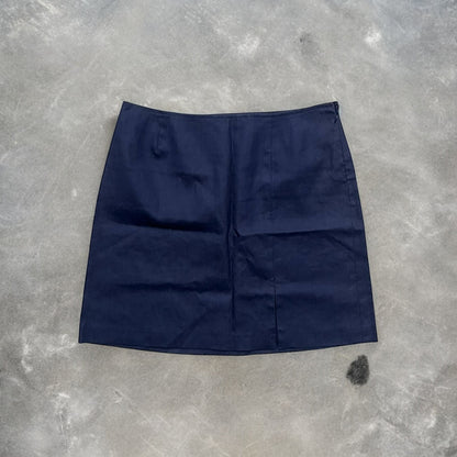 2000s Burberrys Blue Label Navy Short Skirt