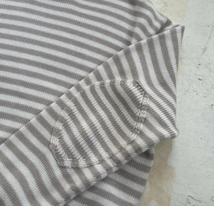 FW2016 Prada Mainline Striped Panelled Heavyweight Cotton Knit
