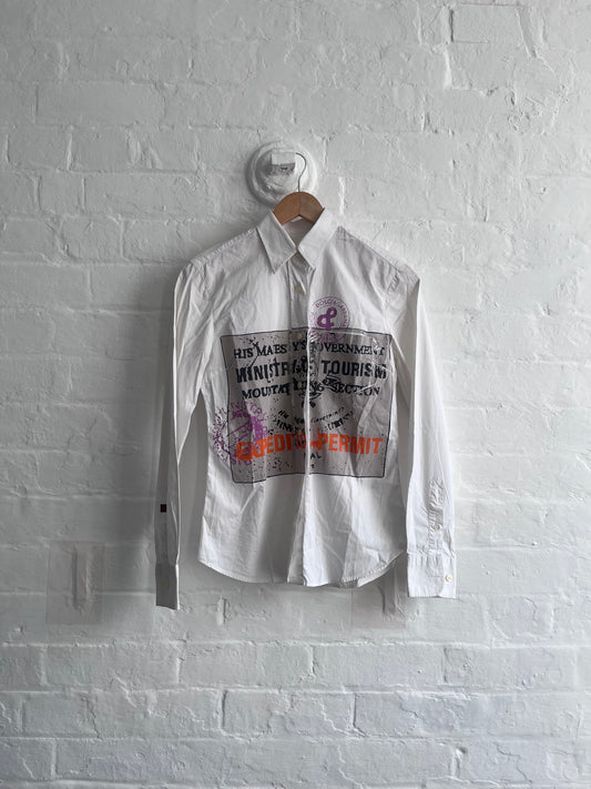 00s D&G “&” Line Button Up Shirt