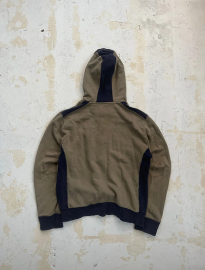 00s Armani Jeans Spell-out Technical Panelled Hoodie