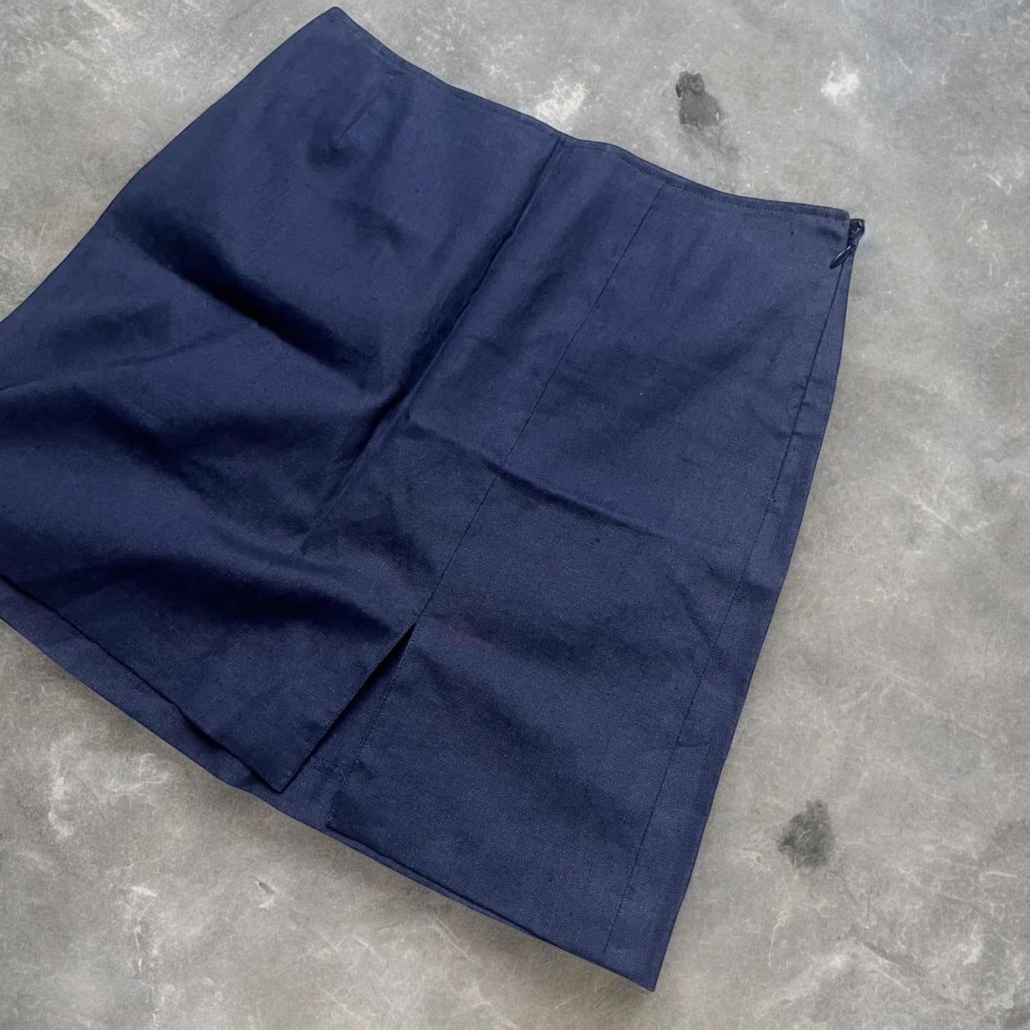 2000s Burberrys Blue Label Navy Short Skirt