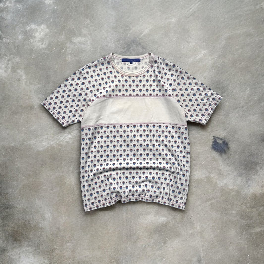 SS2007 Junya Watanabe Comme Des Garçons Panelled Allover Print Tee
