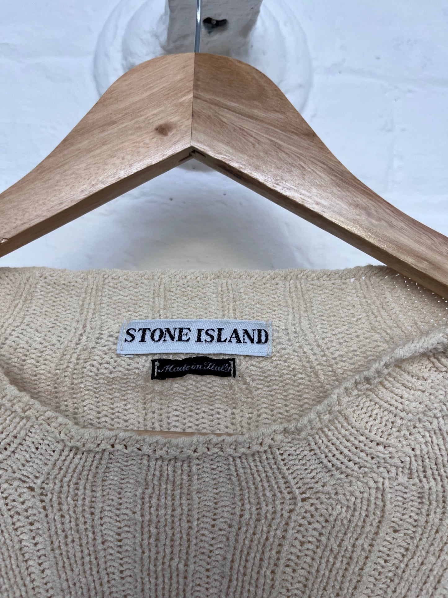 FW’97 Stone Island Green Edge Ribbed Knit