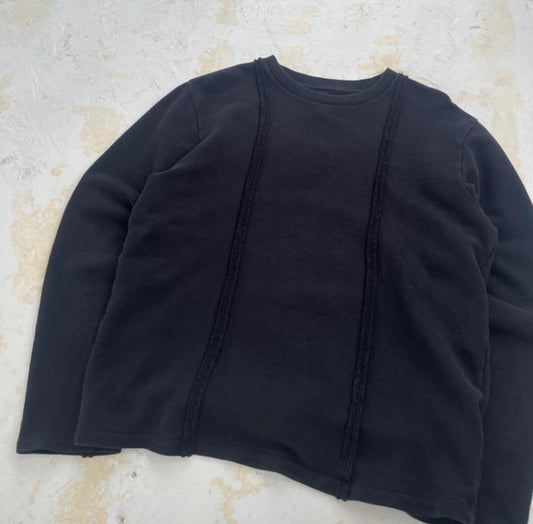 FW2014 Maison Margiela Mainline Reverse Seam Panelled Sweater